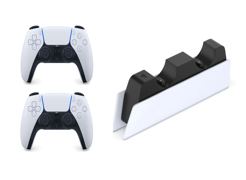 Charging Station + 2 Controllers (PS5)