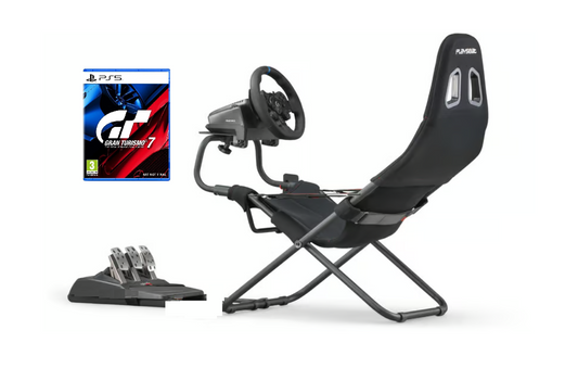 Logitech G29 steering wheel and pedals with Playseat challenge and Gran Tursimo 7