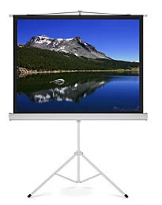Portable 96-inch projector screen