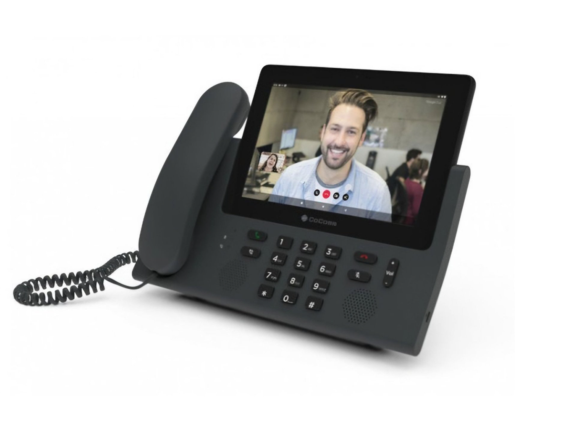 COCCOMM F910 4G Videotelefon – Android Bordstelefon med Pekskärm -NY