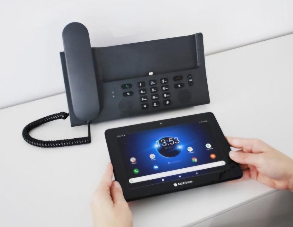 COCCOMM F910 4G Videotelefon – Android Bordstelefon med Pekskärm -NY